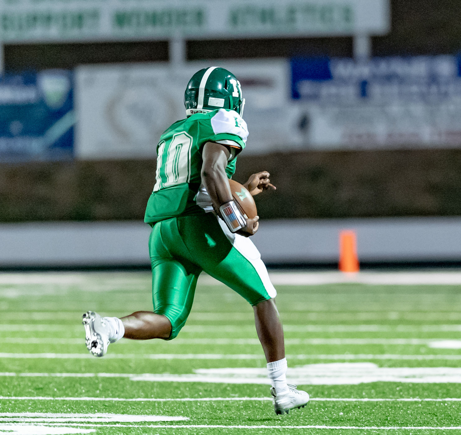 Friday night high school football action